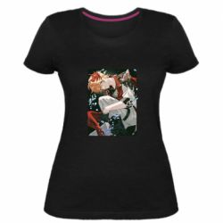 Женская премиум футболка Чайльд - PrintSalon