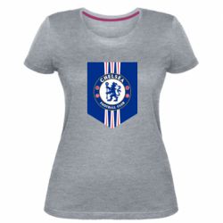 Женская премиум футболка Chelsea Flag - PrintSalon