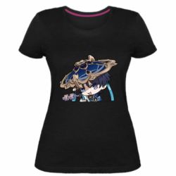 Жіноча преміум футболка Чібі Скарамуш - PrintSalon