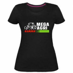 Женская премиум футболка Claas Mega Agri - PrintSalon