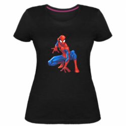 Жіноча преміум футболка Cool Spider-Man - PrintSalon