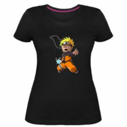 Женская премиум футболка Crazy Naruto - PrintSalon