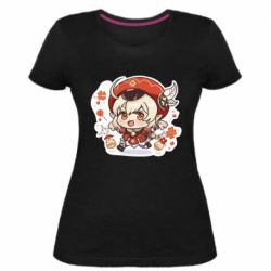 Женская премиум футболка Cute Klee - PrintSalon