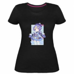 Женская премиум футболка Cute Qiqi - PrintSalon