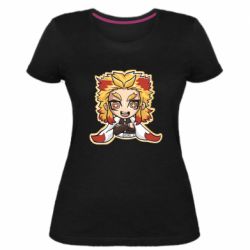 Жіноча преміум футболка Cute Senjuro Rengoku - PrintSalon