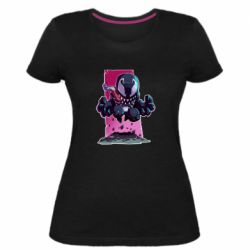 Женская премиум футболка Cute Venom - PrintSalon