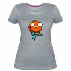 Женская премиум футболка Dancing Fishstick - PrintSalon