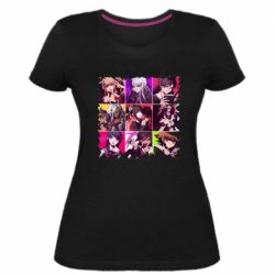 Жіноча преміум футболка Danganronpa characters - PrintSalon