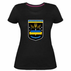 Женская премиум футболка Диванні Сили України - PrintSalon