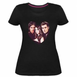 Женская премиум футболка Дневники Вампира - PrintSalon