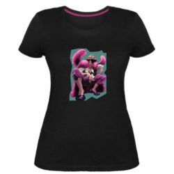 Женская премиум футболка Doflamingo - PrintSalon