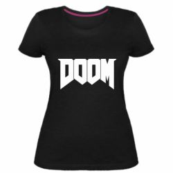 Жіноча преміум футболка Doom - PrintSalon