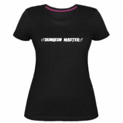 Женская премиум футболка Dungeon master - PrintSalon