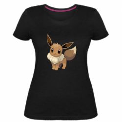 Женская премиум футболка Eevee art - PrintSalon