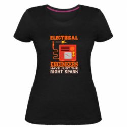 Женская премиум футболка Electrical Engineer - PrintSalon