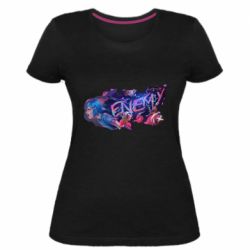 Жіноча преміум футболка Enemy - PrintSalon