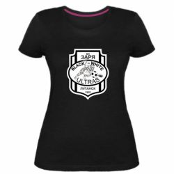 Женская премиум футболка FC Zarya Ultras - PrintSalon