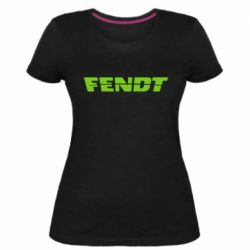 Жіноча преміум футболка Fendt Logo - PrintSalon