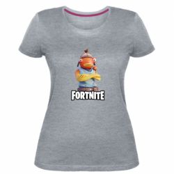 Женская премиум футболка Fishstick Fortnite - PrintSalon