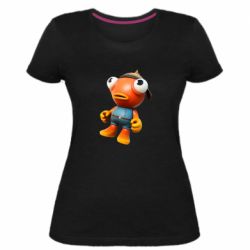 Женская премиум футболка Fortnite карасик - PrintSalon