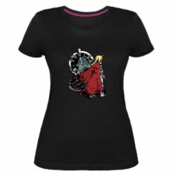 Женская премиум футболка Fullmetal Alchemist: Don't forget - PrintSalon