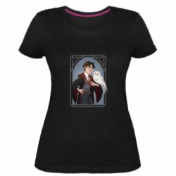 Женская премиум футболка Гарри - PrintSalon