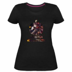 Женская премиум футболка Genshin Halloween