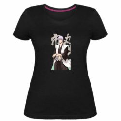 Женская премиум футболка Гин Ичимару - PrintSalon