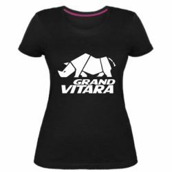 Женская премиум футболка Grand Vitara rhino - PrintSalon