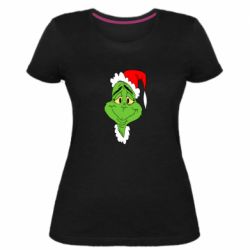 Женская премиум футболка Grinch - PrintSalon