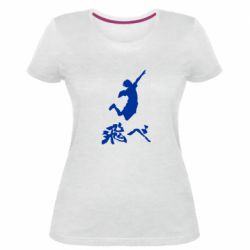 Женская премиум футболка Haikyuu Hinata - PrintSalon