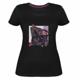 Женская премиум футболка Hey, Power - PrintSalon