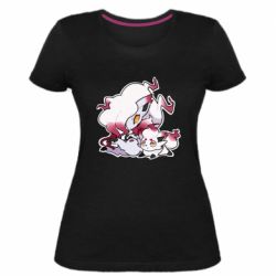 Жіноча преміум футболка Hisuian Zoroark and Zorua - PrintSalon