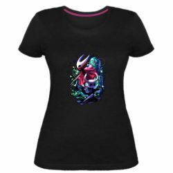 Женская премиум футболка Hollow Knight Art - PrintSalon