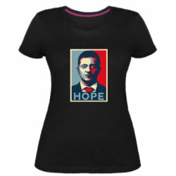 Женская стрейчевая футболка Hope - PrintSalon