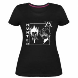 Женская премиум футболка Hunter x Hunter XX - PrintSalon