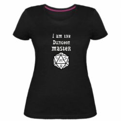 Женская премиум футболка I am the dungeon master - PrintSalon