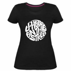 Женская премиум футболка J-HOPE - PrintSalon