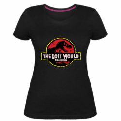 Женская премиум футболка Jurassic Park - PrintSalon