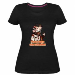 Женская премиум футболка Кадзуха в маке - PrintSalon