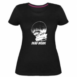 Женская премиум футболка Kaneki Dead Inside - PrintSalon
