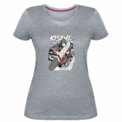 Жіноча преміум футболка Kisame Hoshigaki Art - PrintSalon