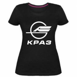 Женская премиум футболка КРаЗ лого - PrintSalon