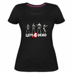 Жіноча преміум футболка Left 4 Dead Gang - PrintSalon