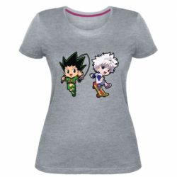Женская премиум футболка Little Hunter x Hunter - PrintSalon