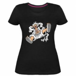 Женская премиум футболка Луффи пробуждение - PrintSalon