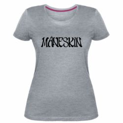 Женская премиум футболка Måneskin logo art