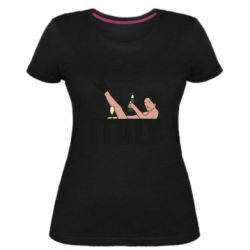 Женская премиум футболка Maneskin Italy