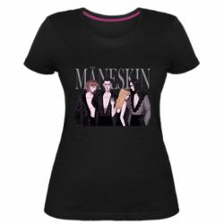 Женская премиум футболка Манескин - PrintSalon