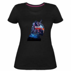 Женская премиум футболка Mass effect n7 - PrintSalon